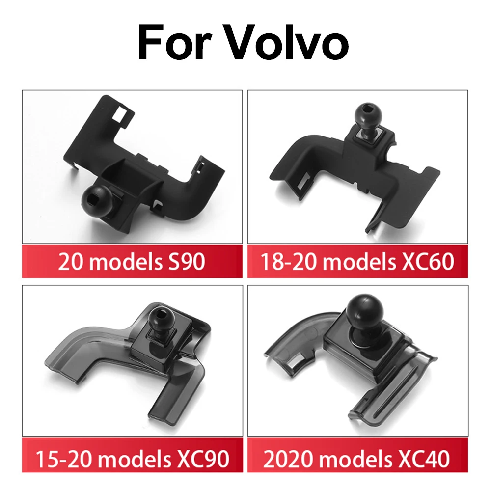 Car Mobile Phone Holder Navigation Bracket Dedicated Base For Volvo XC60 XC90 V90 XC40 S90 S60 V60 Car Air Outlet Bracket