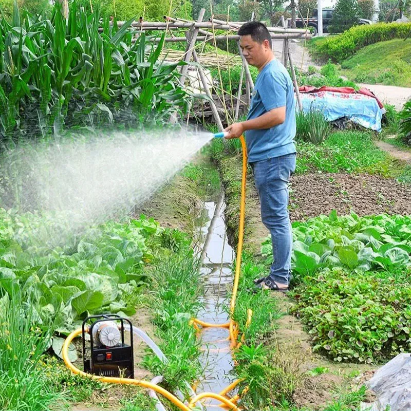 Portable Rechargeable Self‑Priming Water Pump Battery‑Powered Agricultural Water‑Transfer Apparatus for Farm Field Irrigation
