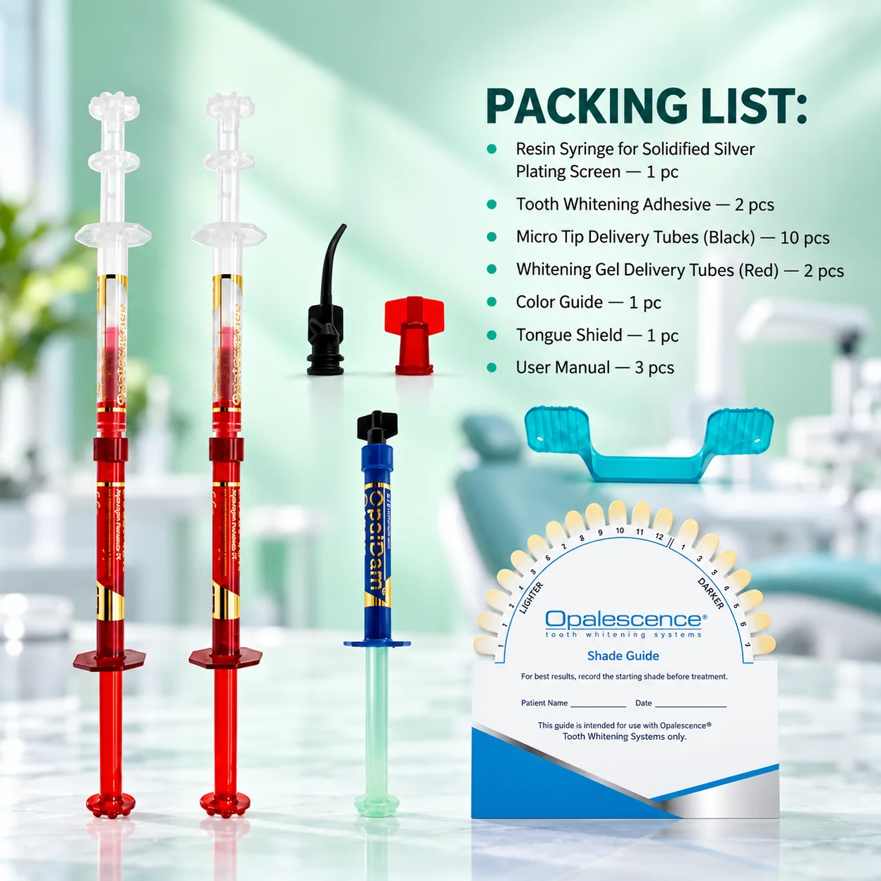 Dental Teeth Whitening Gel 40% Professional Fast Bleaching Agent for In-Office Clinic Whitening Treatment Supplies
