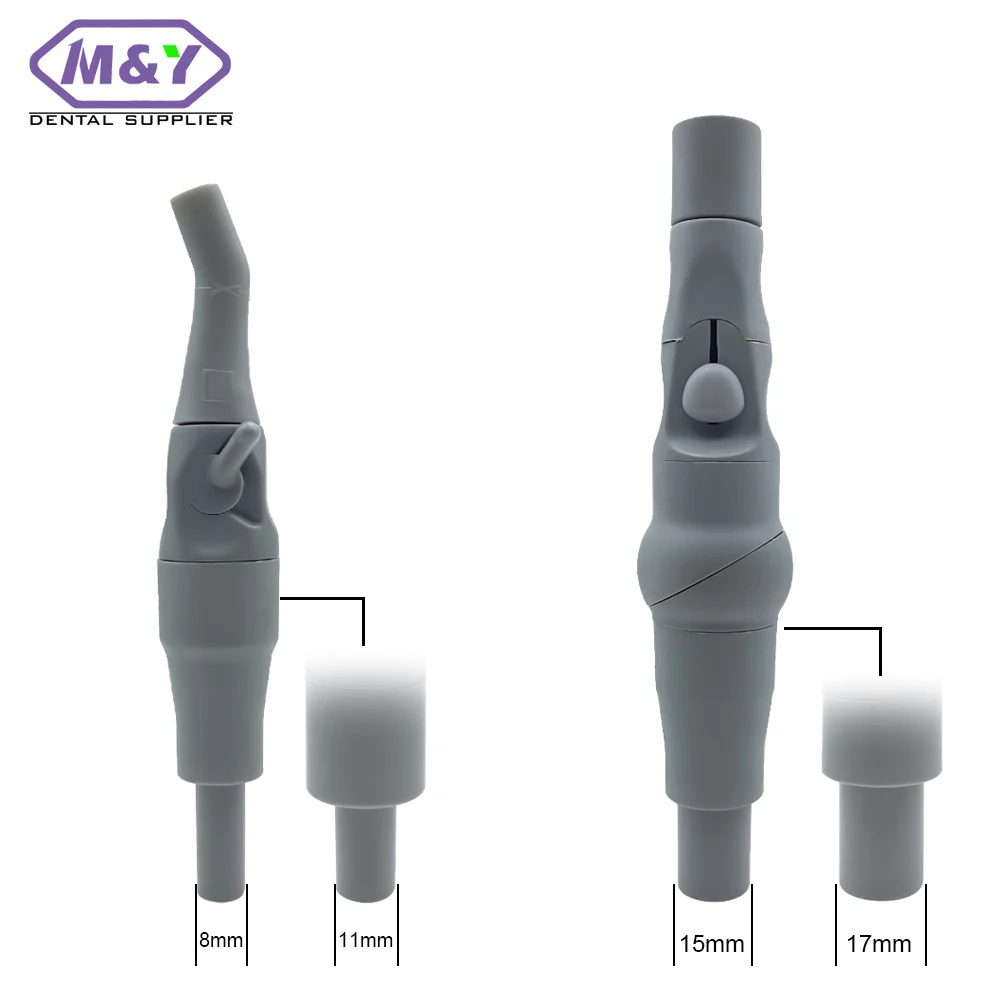Dental Universal Saliva Swivel Sucker Suction Handle Strong Weak Suction Autoclavable Suction Head Tips Teeth Whitening Angle