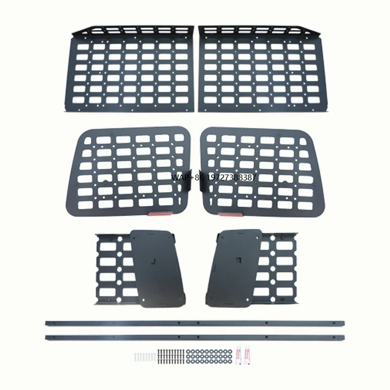 Aluminum Trunk Rack for 03, Wall Mounted Non-destructive Installation Extended Storage Strong Load