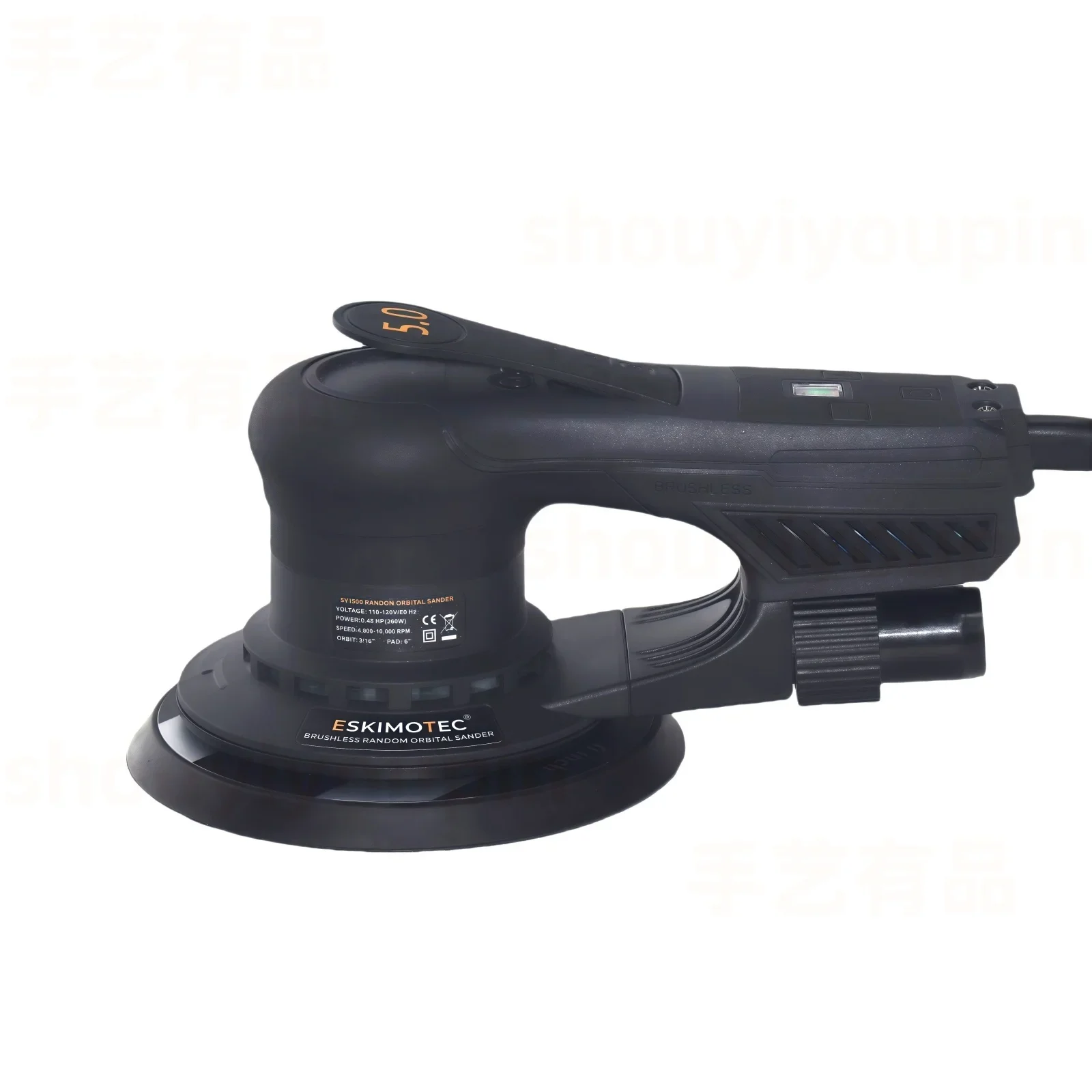 New Brushless Motor Polisher 7Gears Car Polishing Machine 220V Electric Cars Polish Machines Adjustment Speeds Power Tool