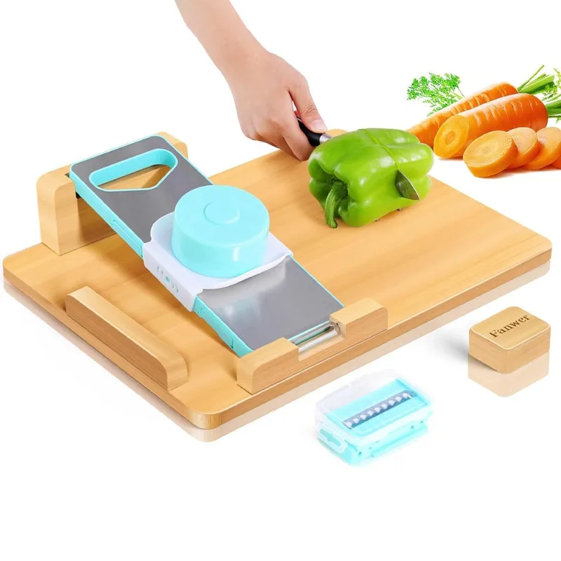 Bamboo cutting board can be operated with one hand Cutting board for disabled people Anti-mildew cutting board Fruit bread cutti
