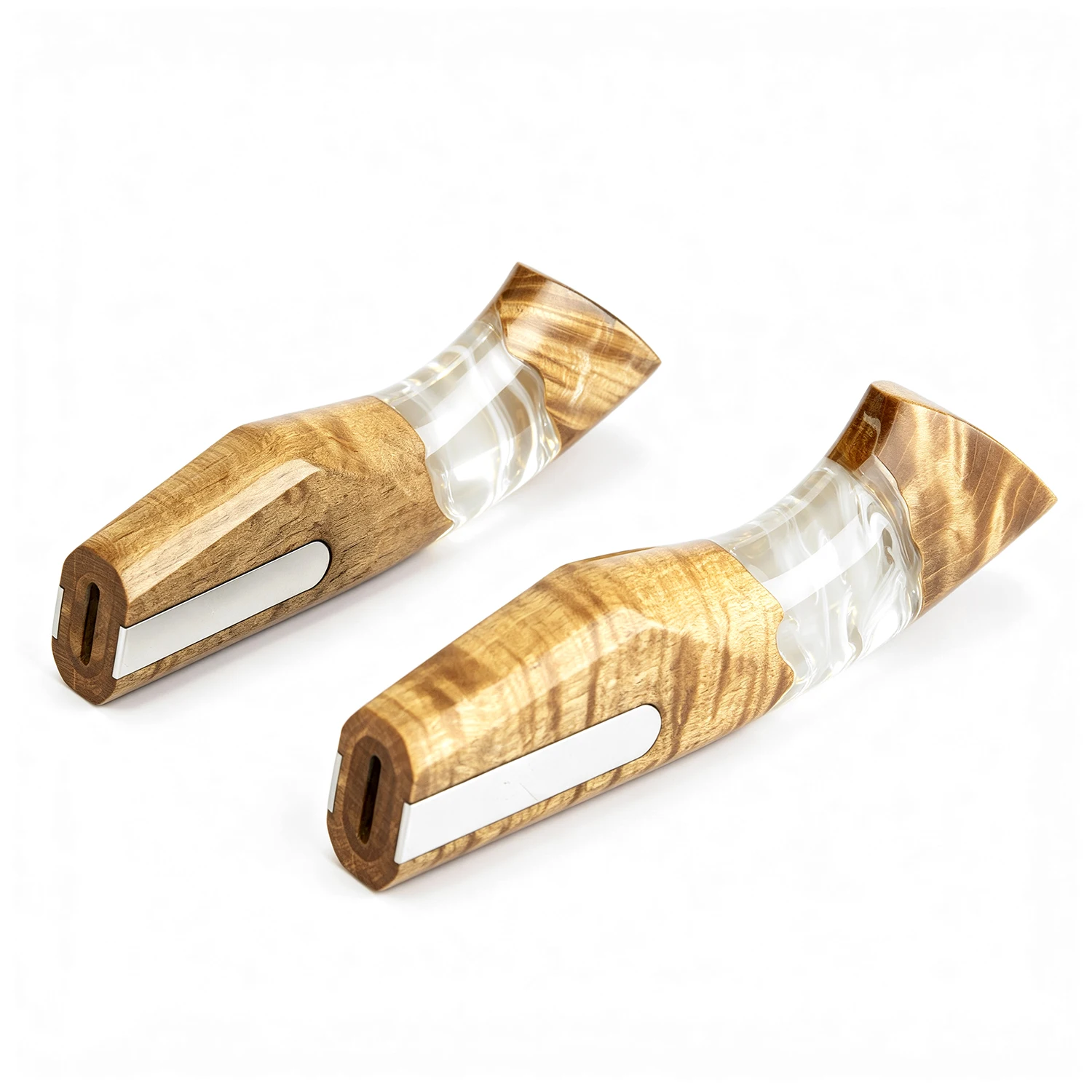 XITUO Kitchen Knives Handle Handmade DIY Customized Replacement Handle Solid Wood&Transparent Resin Handle Material Accessories