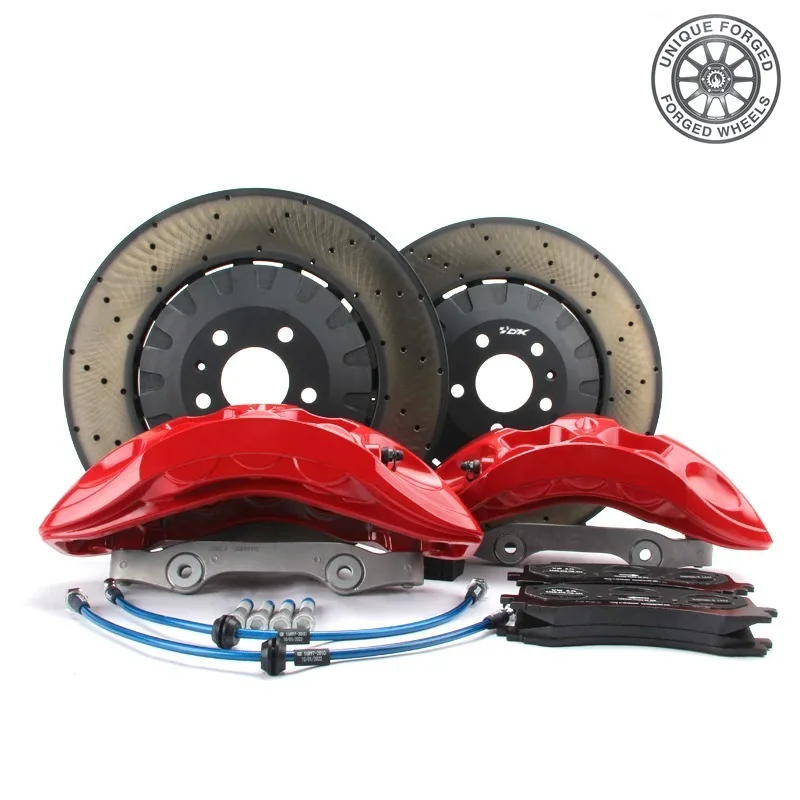 26 StyleCustomised 9N 6 Pot Pistons Brake Caliper Kit FrontBig Brake Kit Dmax Mux For Audi Q7 A4 B8 A6 C7 A8 B9 SQ5 RS3 RS5