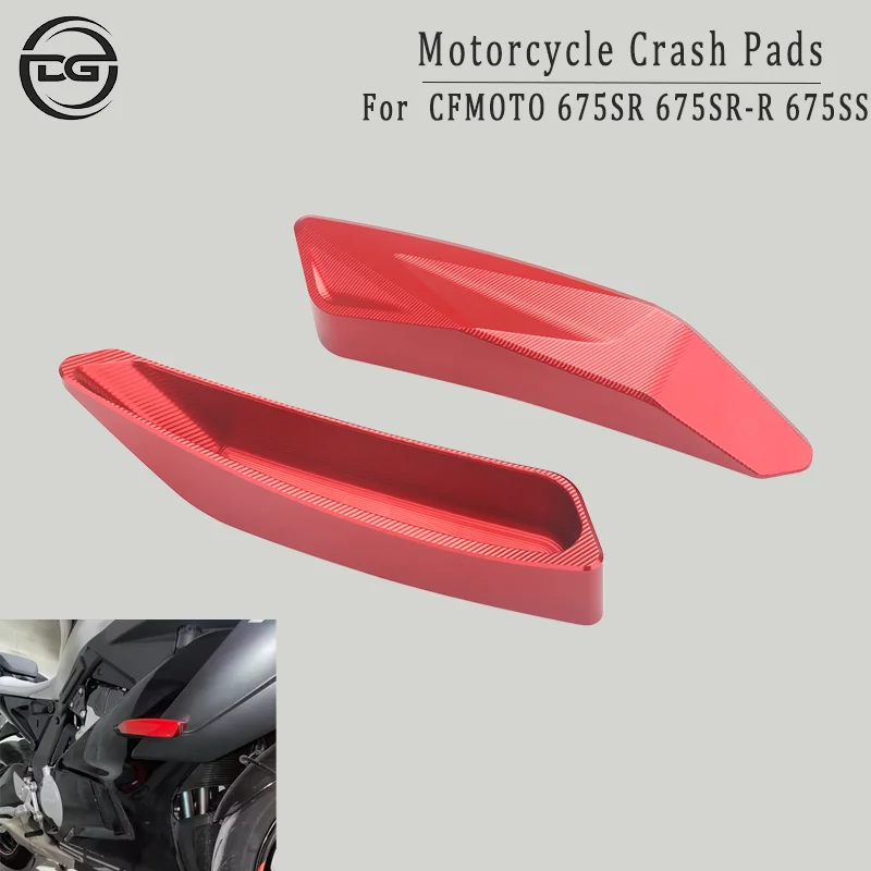 For CFMOTO 675SR, 675SR-R, and 675SS Left and Right Radiator Covers Motorcycles. Features Anti-Slip Clips. Fairing Kit.