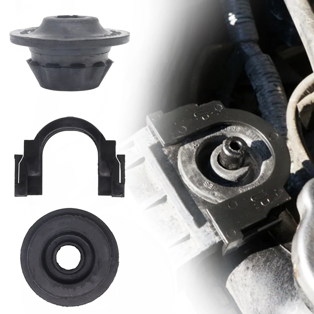 For Nissan Note E11 E12 2006-2019 NV200 M20 Primera P12 Tiida C11 C12 Car Lower Upper Mount Radiator Bushing Bracket Set Tools