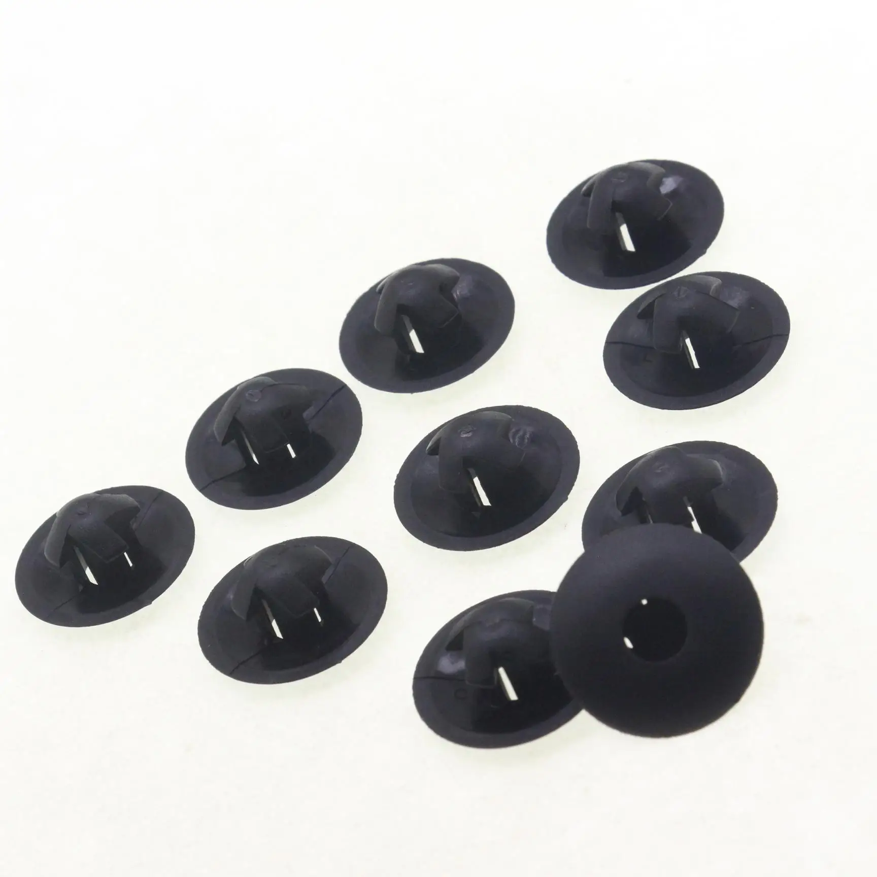 10 Pcs Splash Shield Radiator Retainer Clips For VW Golf Jetta GTI Rabbit R32 Audi A3 Quattro Black Nylon Fastener – N90533301