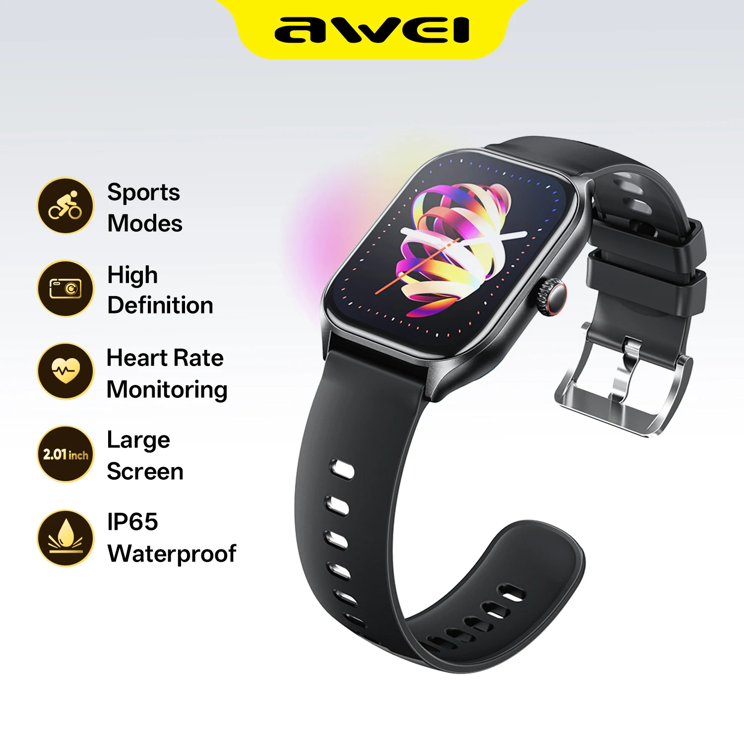 Awei H21 Multifunctional Smart Watch Men Women Bluetooth Connected Phone Music Fitness Sports Bracelet Sleep Monitor Smartwatch