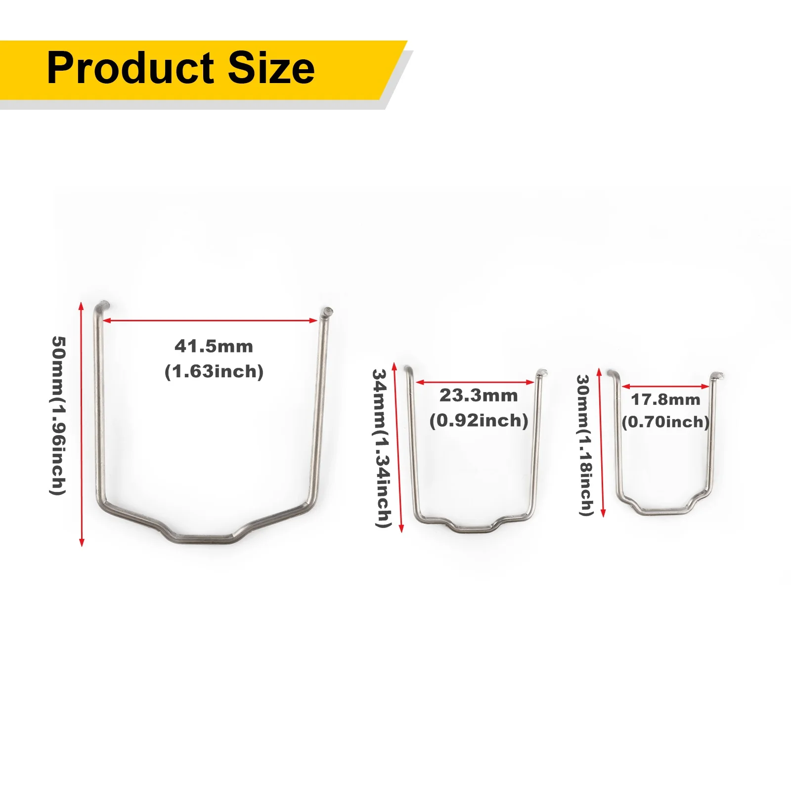 3PCS Radiator Hose Retaining Spring Clip For BMW E39 E38 E60 E90 745Li X5 E46 325i 328i M3 540i 740iL 740i Horse Shoe Clip Clamp