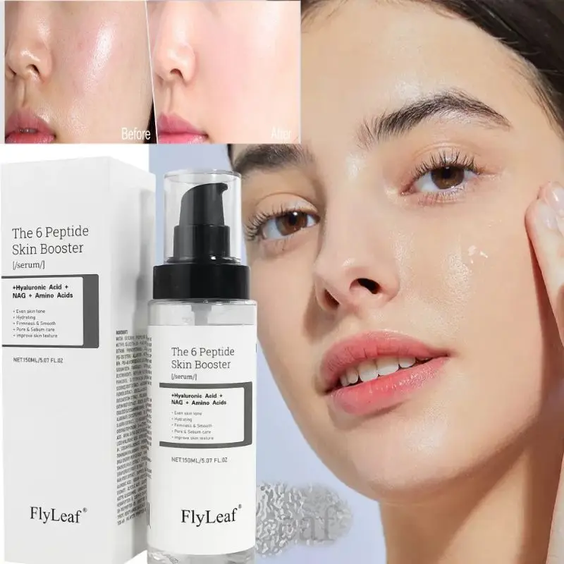 150ml Peptide Skin Booster Toner Facial Serum: Niacinamide & Hyaluronic Acid Formula Reduces Fine Lines Wrinkles Soothes Skin
