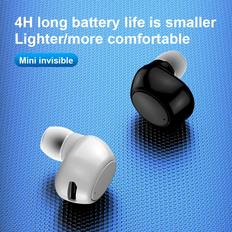 X6 Mini 5.0 Bluetooth-compatible Earphone Sport Gaming Headset with Mic Wireless Headphones Handsfree Earbuds For All Smartphone