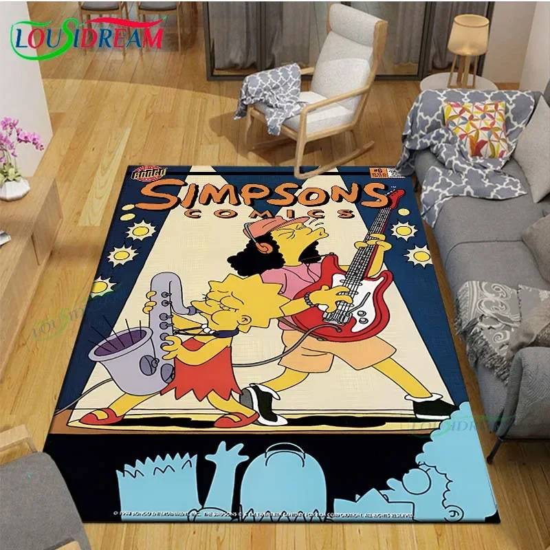 Exquisite Cartoon SS-Simpson Printed  Carpets Living Room Anti-Skid Area Rug Kids Bedroom Mats Yoga Mat Large Carpet Decor
