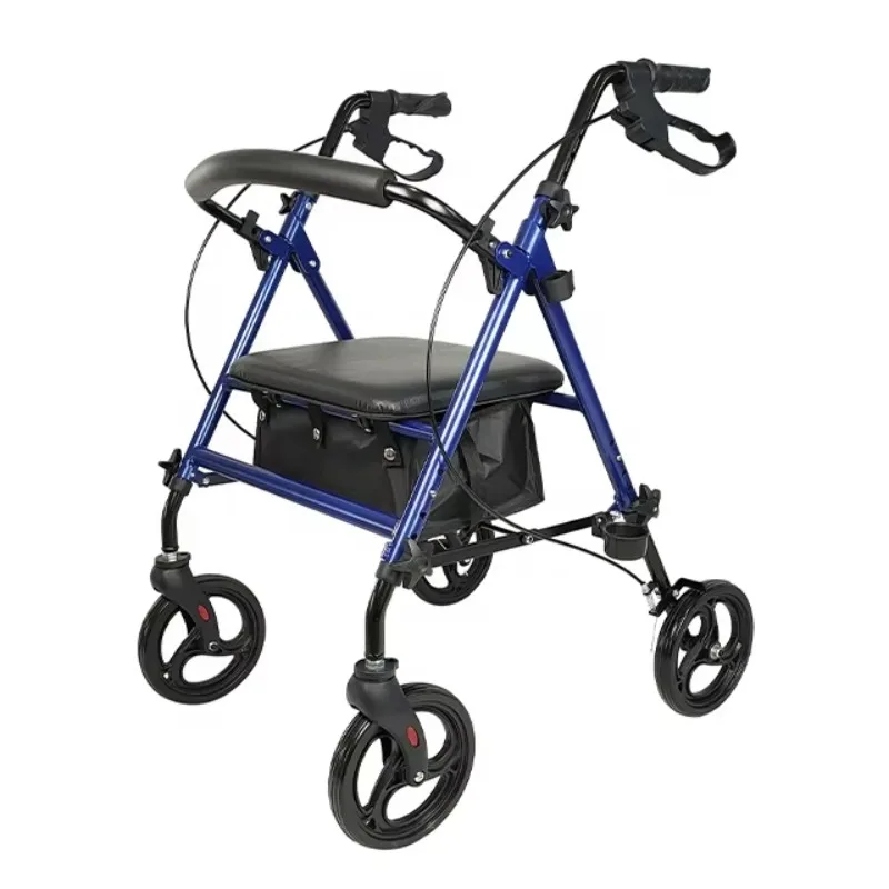 Quick Detachable Wheel Rollator for Elderly Walking Aid and Rehabilitation Therapy Supplies