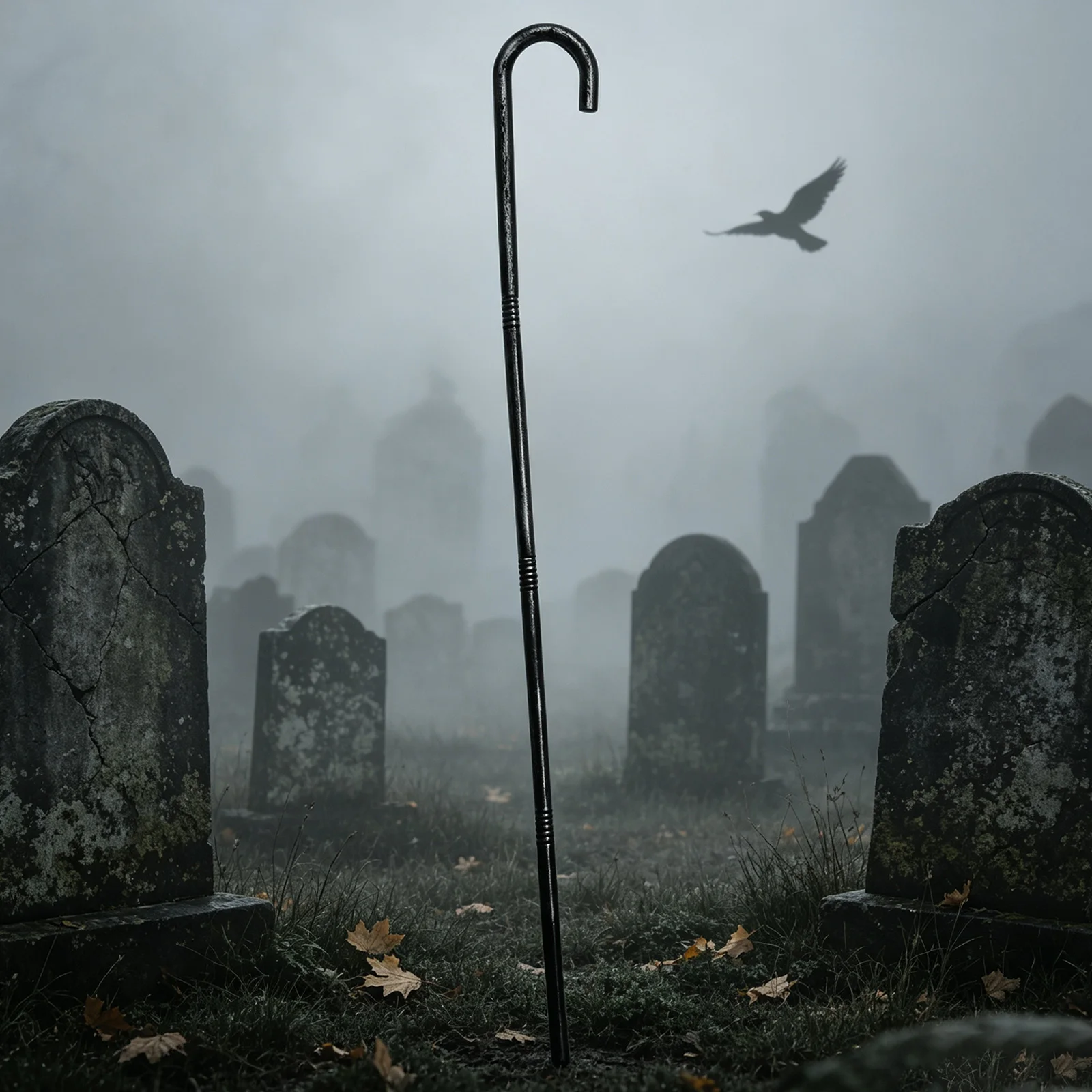 Halloween Detachable Hook Canes Prop Walking Cane Retro-style Stick Crook Accessory for Themed Party Stage Performance