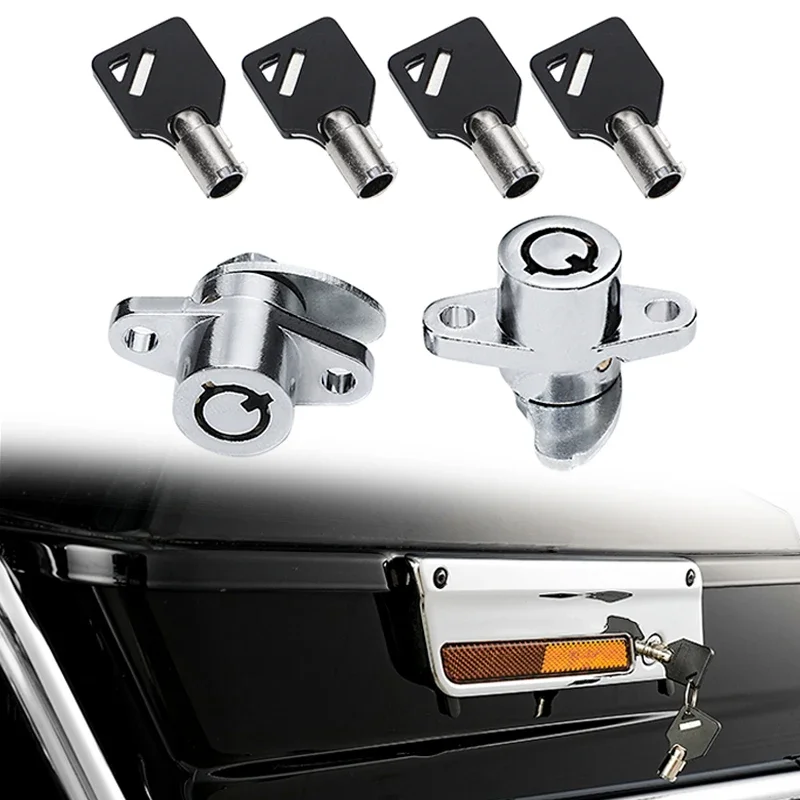 Motorcycle Hard Saddlebag Saddle Bag Lock Key Set For Harley Touring Models Electra Street Glide Road King 1993-2022