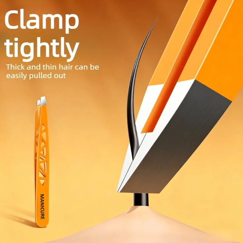 Stainless Steel Precision Tweezers Ultra-Thin Pointed Tips Suitable for Beard And Eyebrow Grooming Makeup Tools Eyelash Grafting