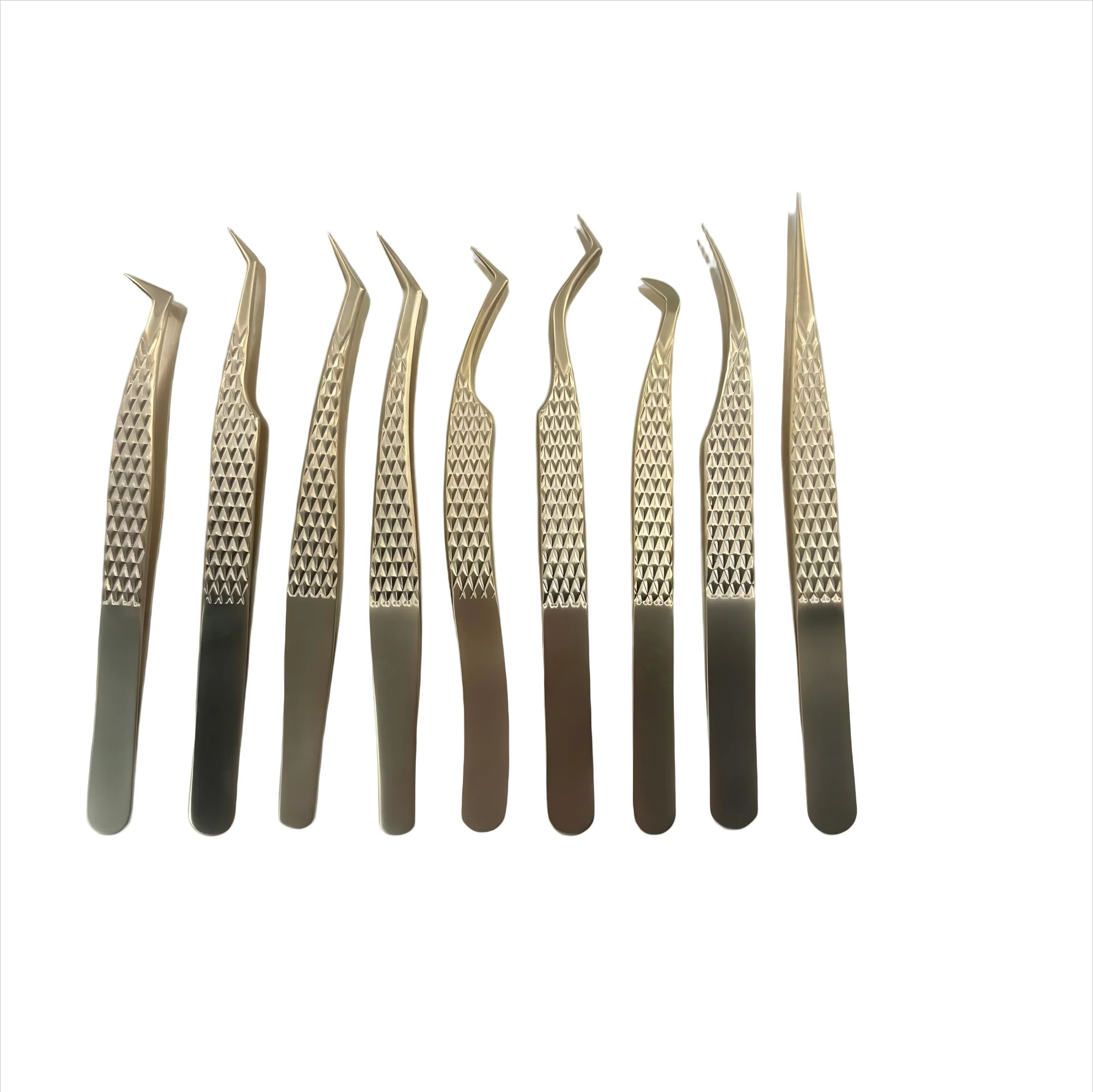 Cosmetic False Eyelash Tweezers Set for Removing And Applying Individual Fake Eyelashes And Eyebrows Precision Beauty Tool Kit