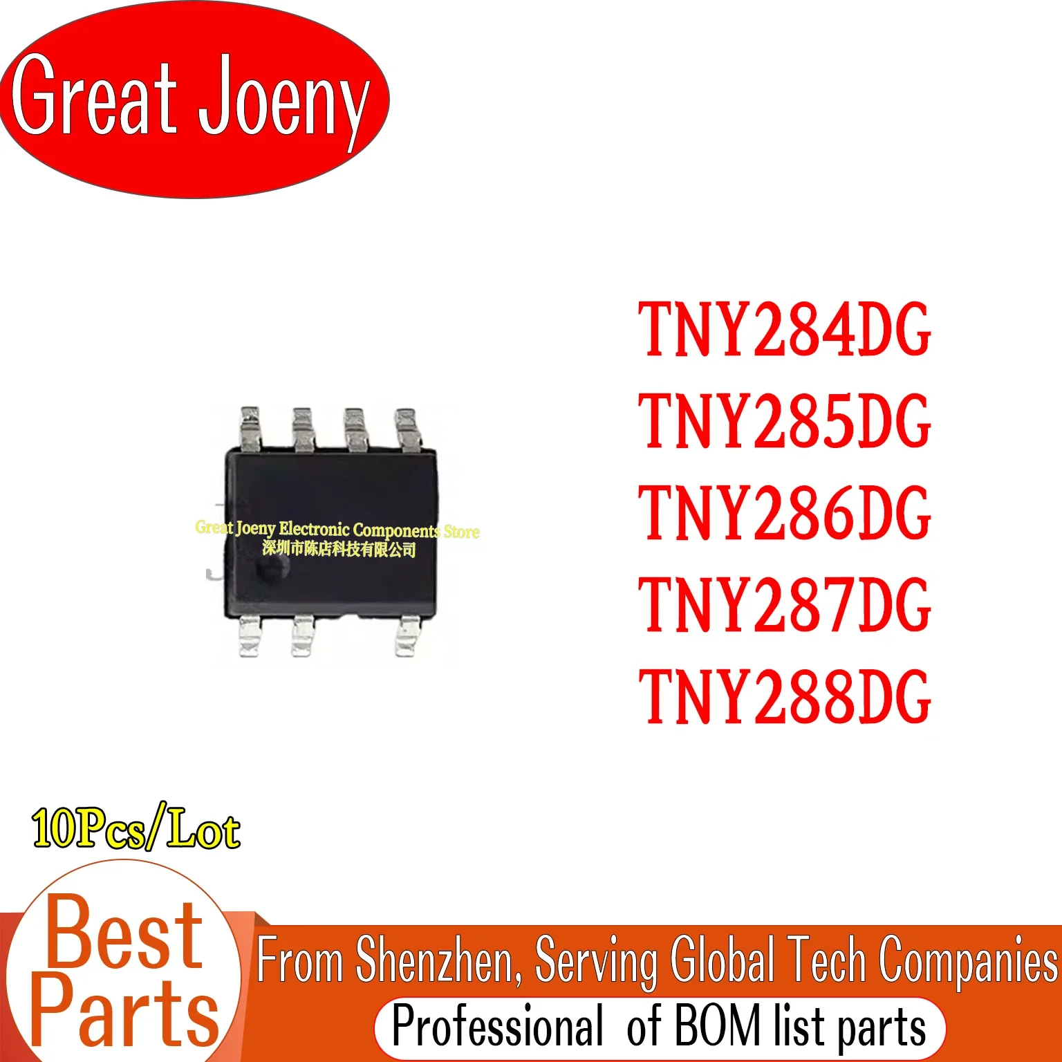 (10piece) 100% New TNY284DG TNY285DG TNY286DG TNY287DG TNY288DG sop-7 Chipset Bulk Best Price