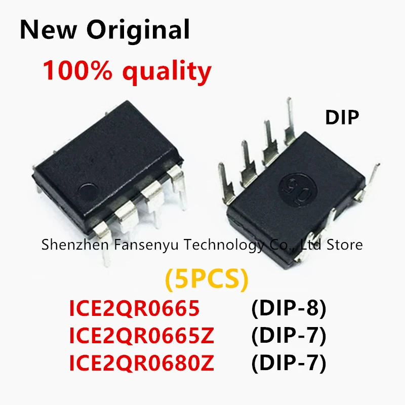(5piece) 100% New ICE2QR0665 2QR0665 DIP-8 ICE2QR0665Z ICE2QR0680Z 2QR0665Z 2QR0680Z DIP-7