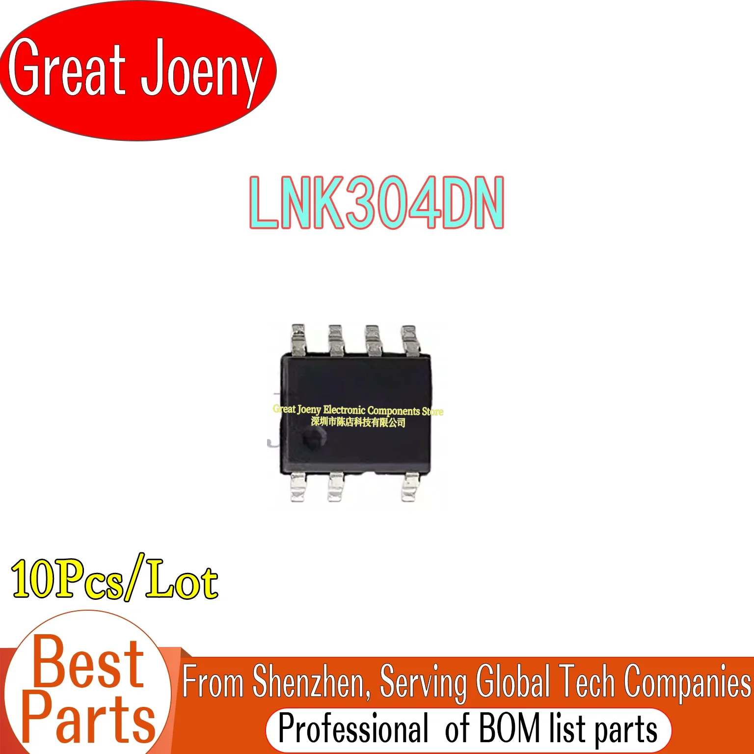 (10piece)100% New LNK304DN LNK304DG LNK304 SOP-7 Chipset Bulk Best Price