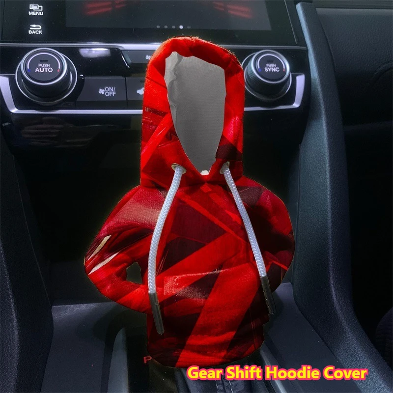 Gear Shift Hoodie Cover Shift Cover Gear Handle Decoration Fits Manual Automatic Universal Car Shift Lever Interior Decor