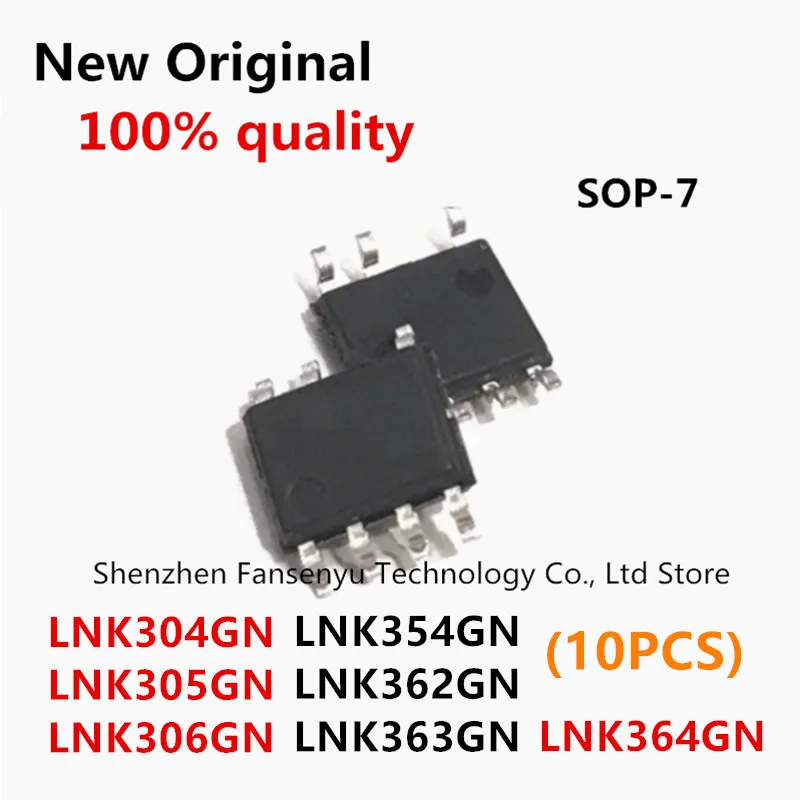 (10piece)100% New LNK304GN LNK305GN LNK306GN LNK354GN LNK362GN LNK363GN LNK364GN SOP-7 Chipset