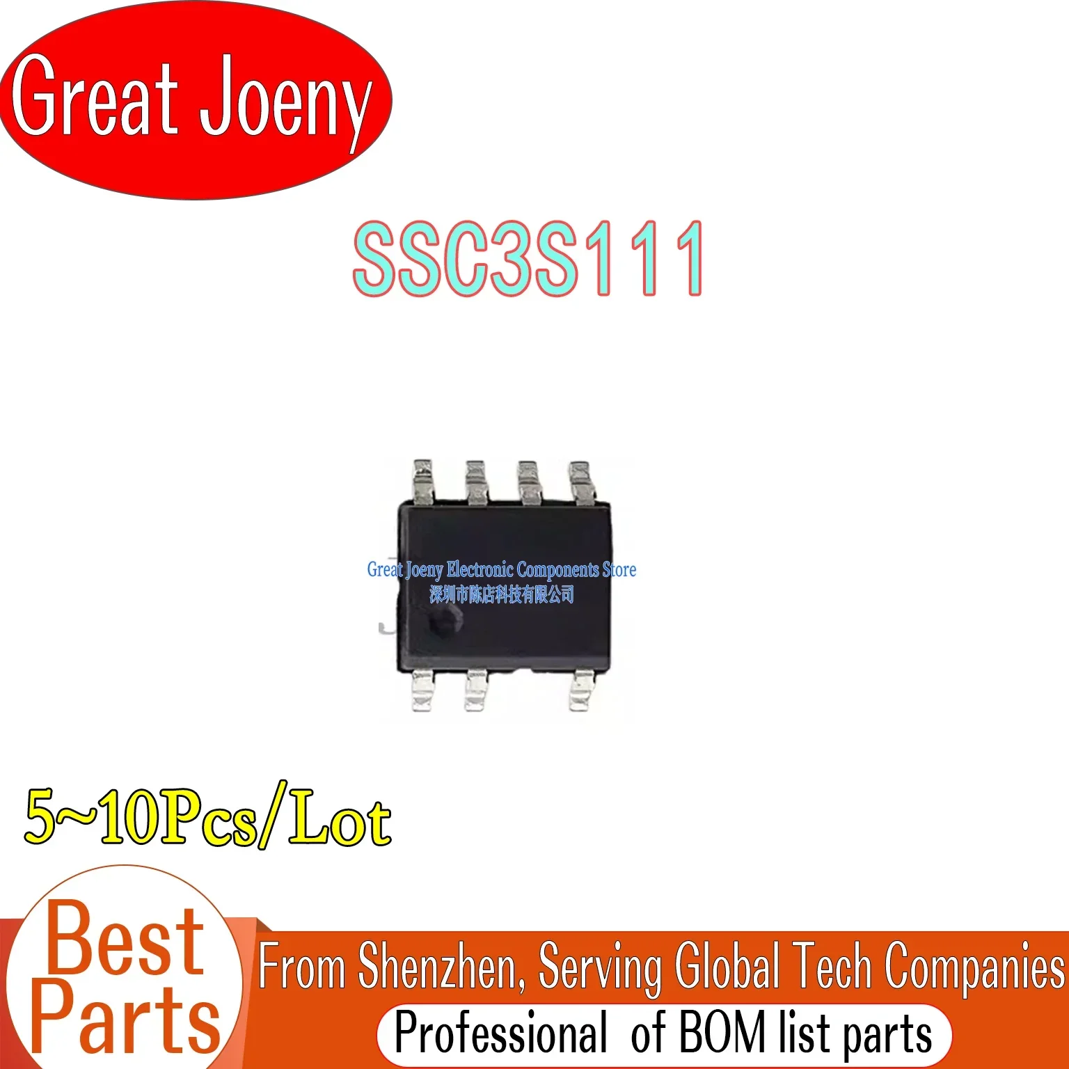 (5-10piece)100% New SSC3S111 3S111 sop-7 Chipset Bulk Best Price Plastic Casing