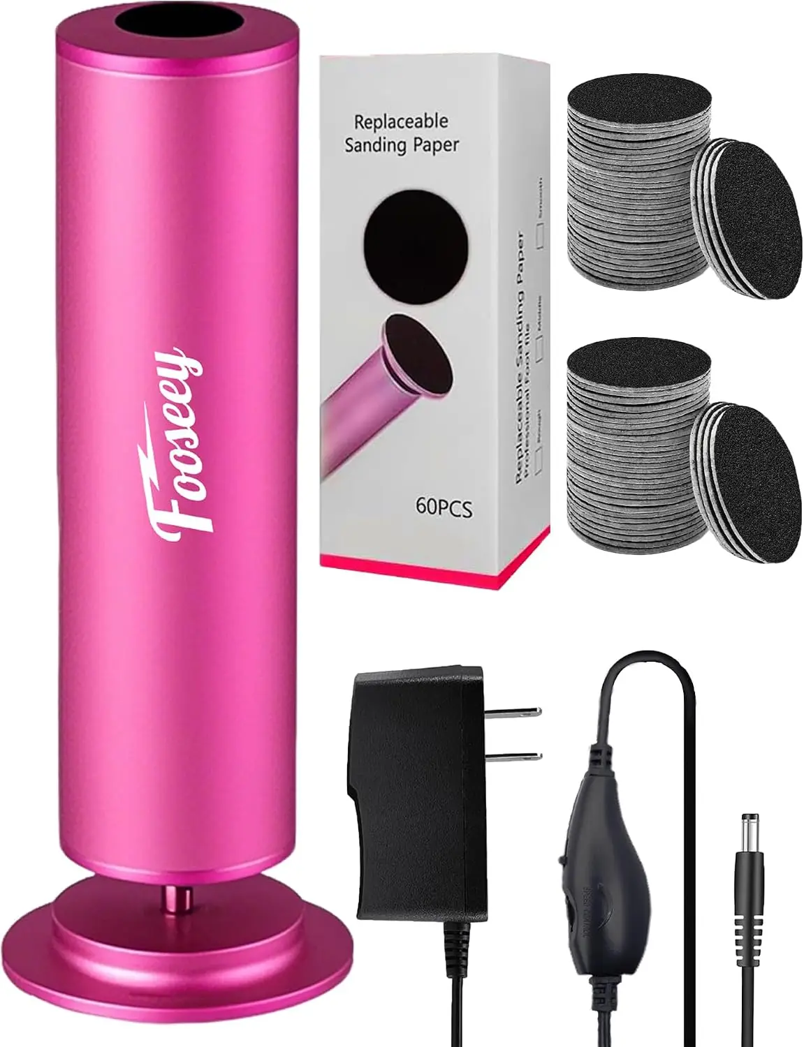 Electric Foot Callus Remover Nail Grinder 2 In 1 Dead Skin Cleaner Corded Tool Pedicure Manicure Hard File Professional Home