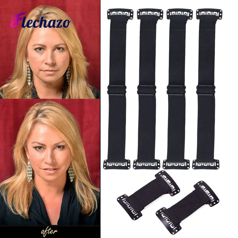 Clip in Hair Band for Eye Facial Lifting Stretching Straps to Preventing Hair From Covering Eyes & Face Adjustable Elastic Band