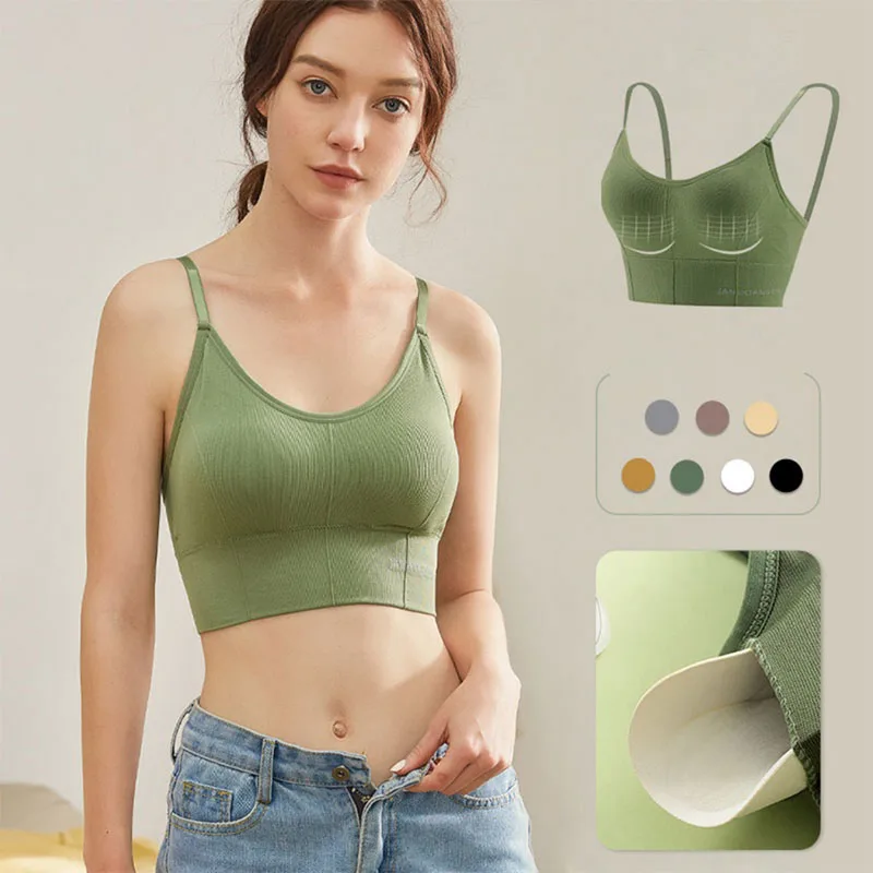 1PCS Adjustable Sports Bra with removable cups Seamless Comfortable Sexy Wireless Bra For Women /fitness/Yoga/Sports/gym top