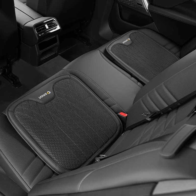 Car Ice Silk Seat Cushion Breathable Seat Cover Anti-Slip Pad Interior For Smart Fortwo 451 450 453 EQ Forfour Coupe Cabrio C