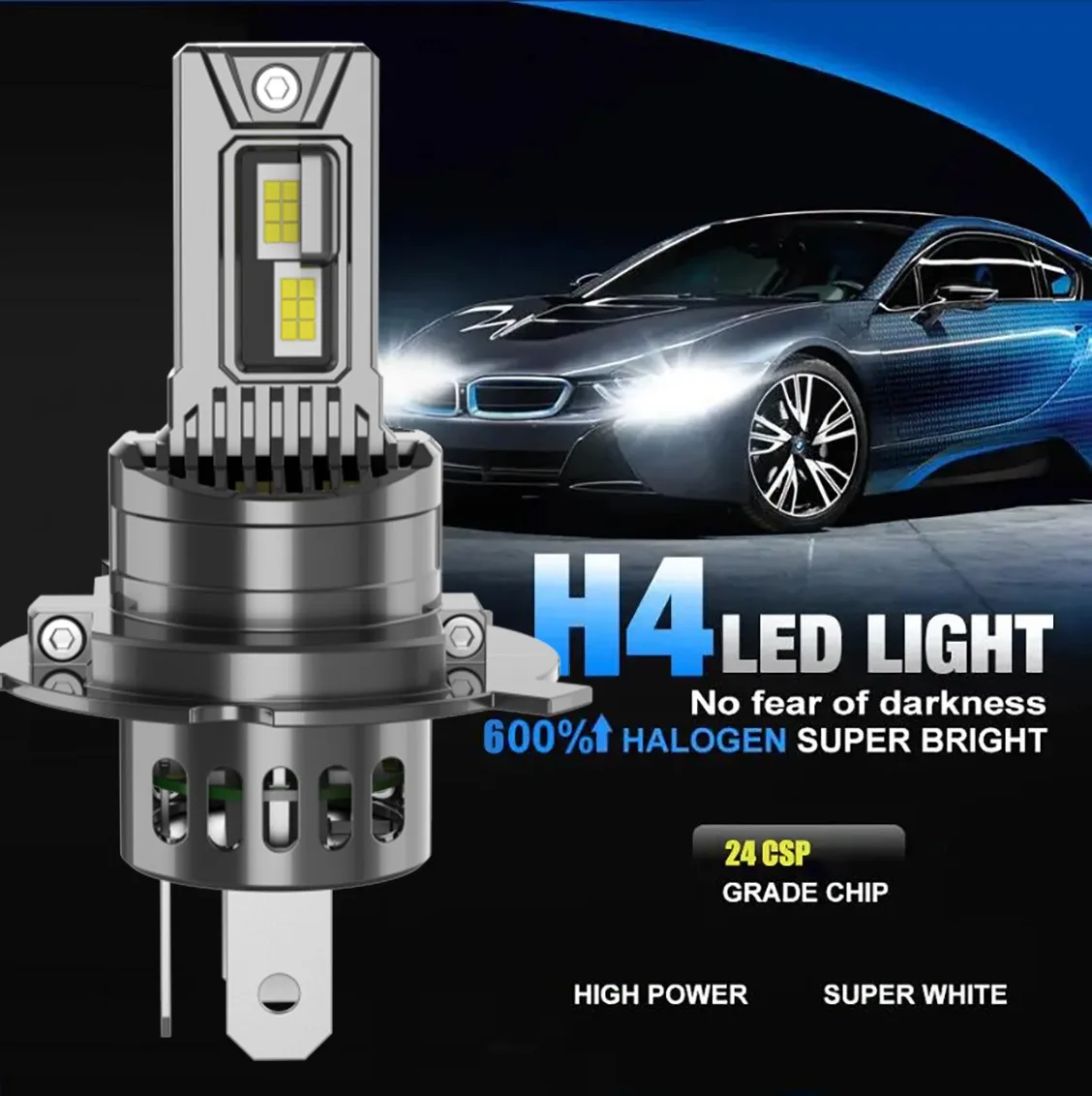 H1 H3 H4 H7 H8 H9 H11 HB3 HB4 9005 9006 9012 9003 LED Headlight Bulbs 12V 6000K 28000Lm High Brightness Car Light