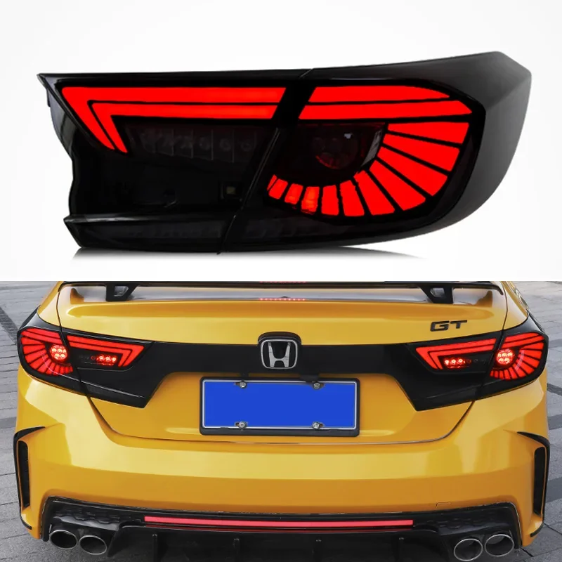 LED Car Accessory Rear Running Lamp For Honda Accord 2020 2021 2022 Tail Lights Fog Lamp Turn Signal Reverse Brake Light
