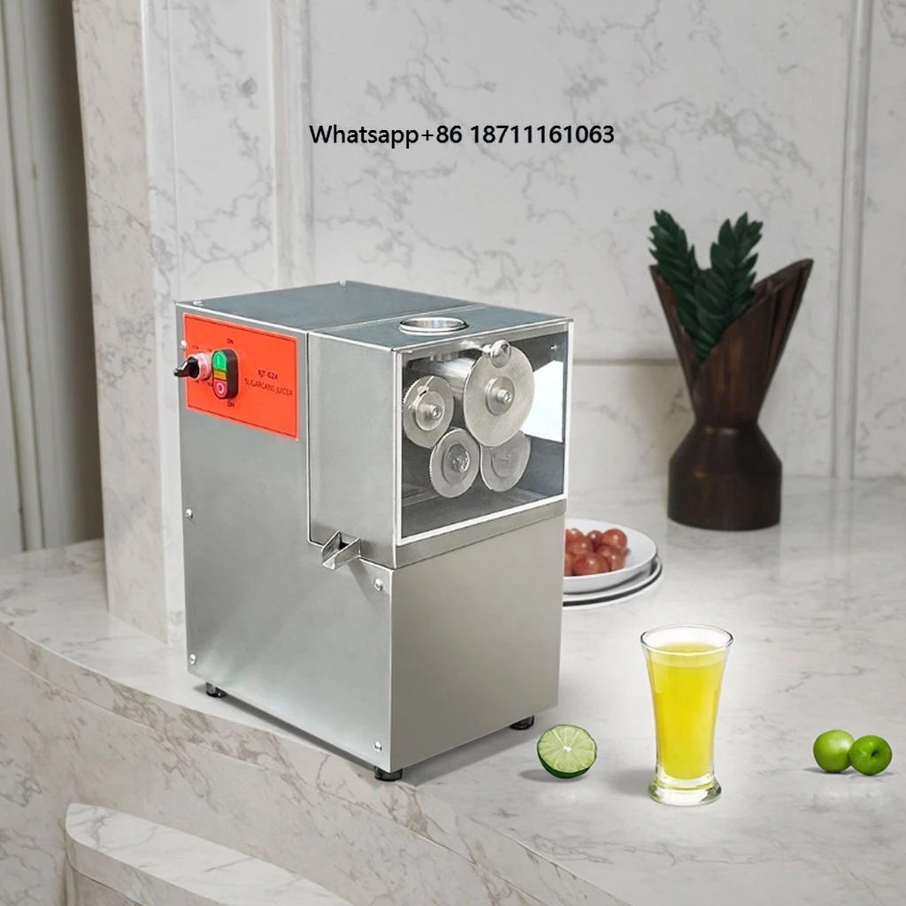 Large Four-Bar Commercial Electric Sugarcane Juicer Shop-Specific Pressing Machine Equipment Juice Extractor