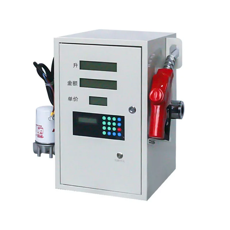 High Accuracy Big Flow Rate 60LPM Portable Small Diesel Dispenser With Nozzle Filter Hose