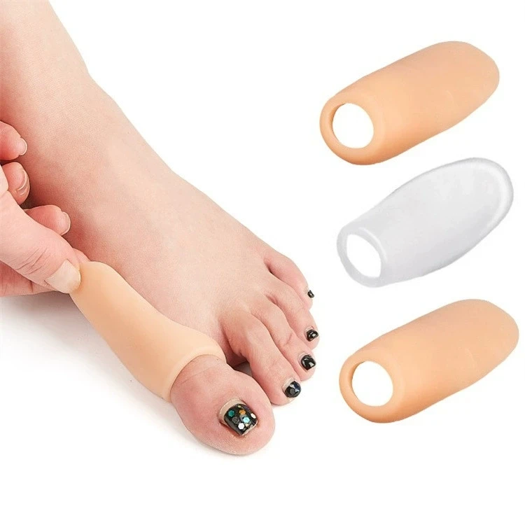 1/10/100Pairs Silicone Big Toe Splitter Correction Separation Splitter Manicure Tools Toe Sleeve Foot Bone