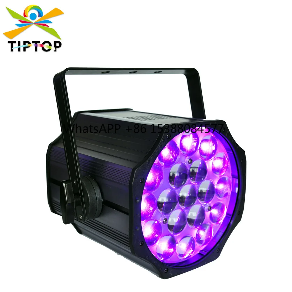 Cross-border full-color focus ring control Pa lamp 19 12WRGBW four-color lamp beads, stage color surface light