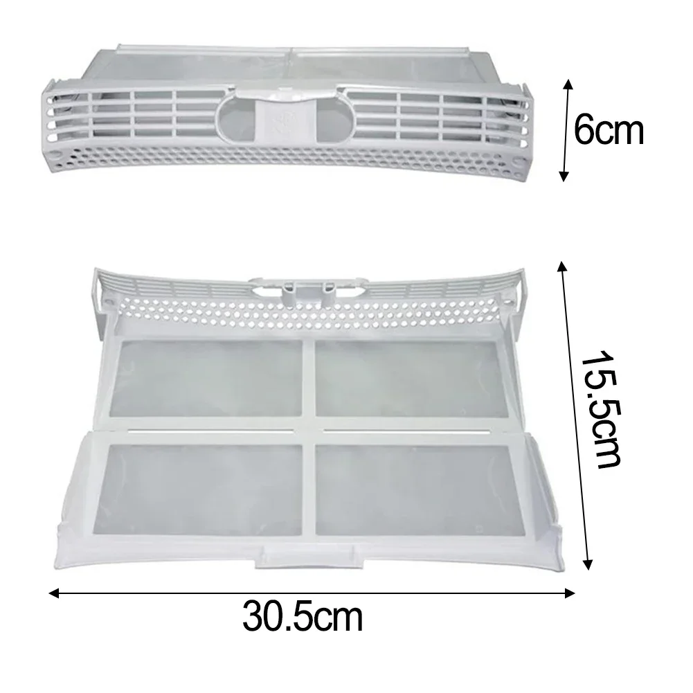 1/2pcs For BOSCH Tumble Dryer Fluff Filter Fluff Filter 652184 00652184 01000435 Dryer Cleaning Household Appliance Accessories