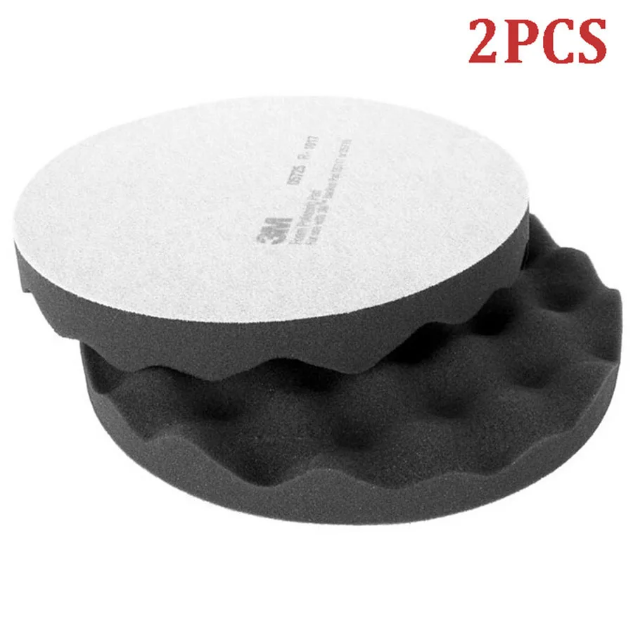 2PCS 8Inch Car Single-Sided Ultrafine polishing pad Foam Polishing Pad Glazes 3M Foam 05725