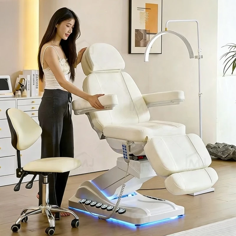 Tattoo Facial Treatment Waxing Chair Esthetician Beauty Salon Electric Spa Lash Bed