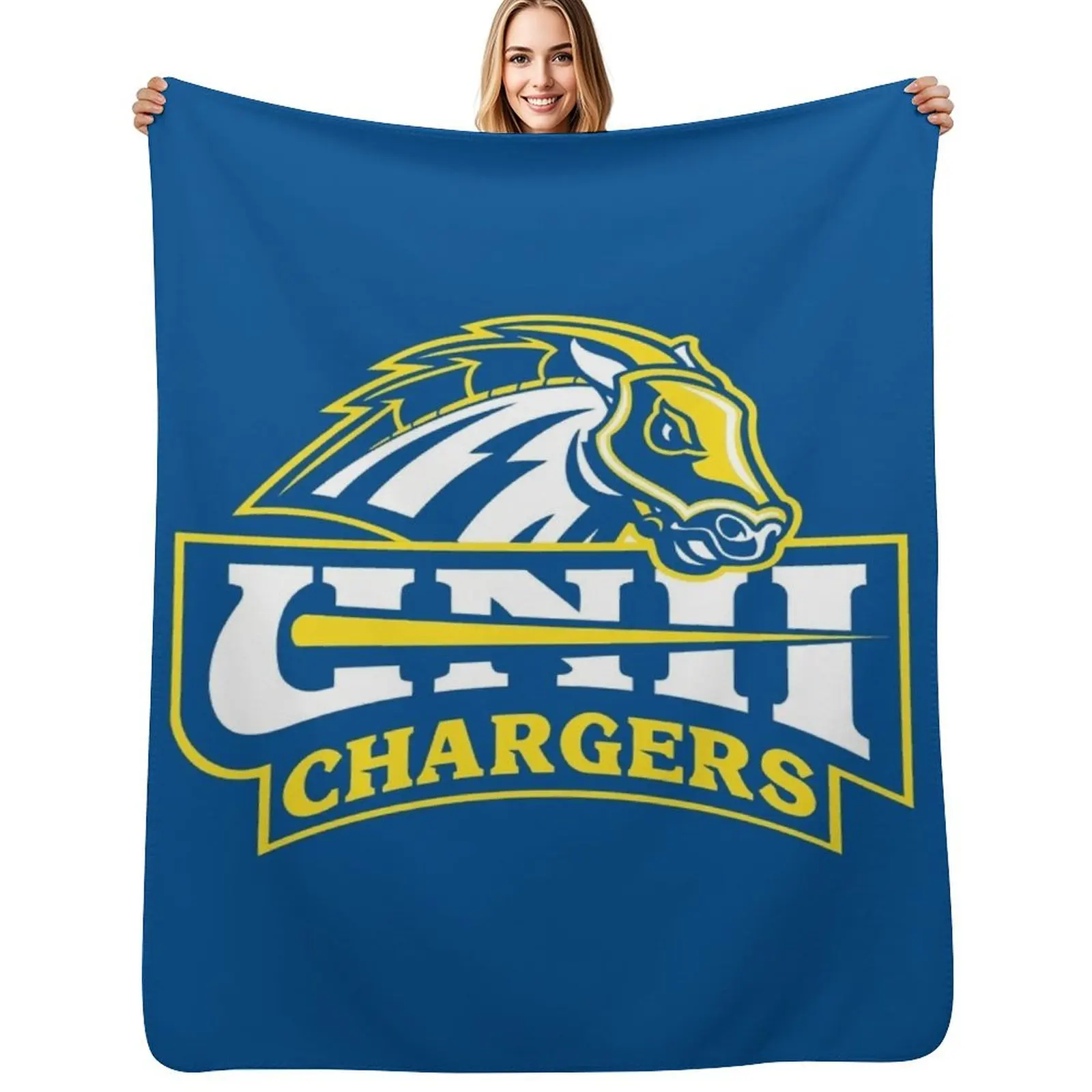 New Haven Chargers Throw Blanket Bed covers for sofa valentine gift ideas manga Flannel warm winter Blankets