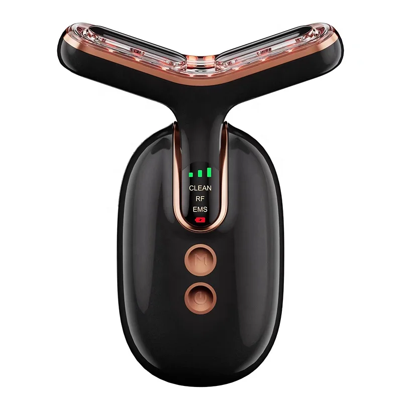 Trending New Beauty Instrument Home Use Face & Neck Lifting Massager Rf Tighten Jaw Lift Red Light Therapy Skin Wrinkle Remover