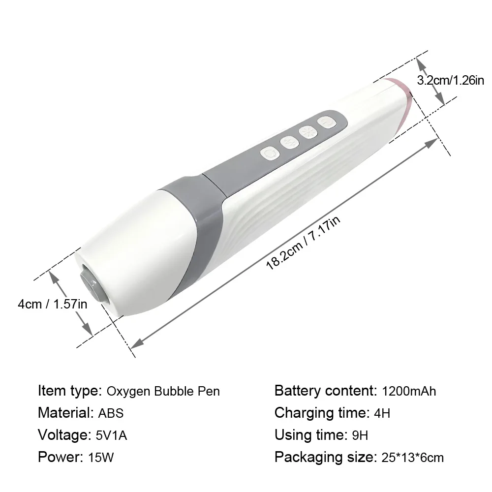 Customizable 4 In 1 Oxygen Bubble Facial Cleansing Machine Deep Pore Cleaner Rejuvenation Skin Beauty Device for Home