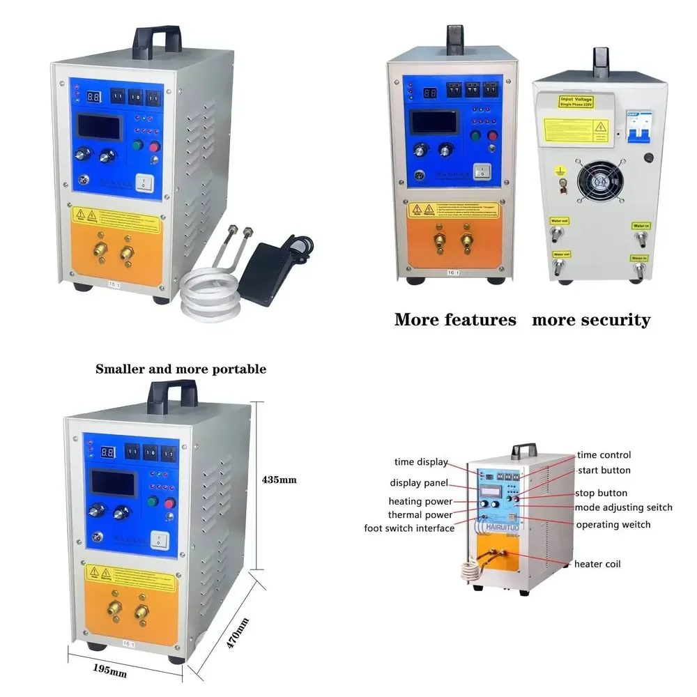 2026 25KW Induction Heater for Metal Brazing Equipment Temperature Control Thermal Welding Machine Industrial