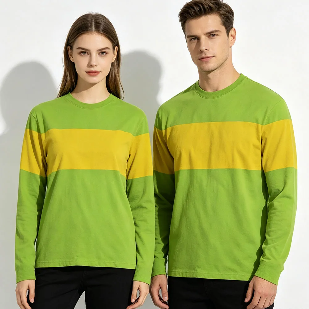 Undertale Deltarune Cosplay Crewneck T-shirt Long Sleeve Loose Fashion Unisex Tshirts Casual Couple Sportswear Men Women Clothes