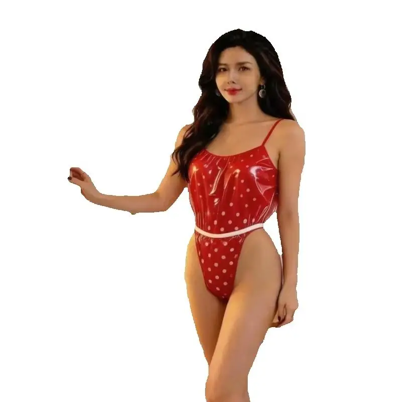 Full Transparent Soft Silent Pvc Sling Swimsuit Jumpsuit Loose Plastic Garment Waterproof Liquid Resistant Adult Full Body