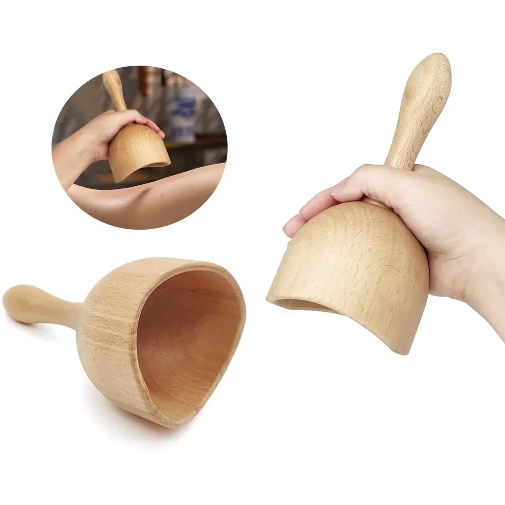 1PCS Wood Cupping Therapy Massage Tools Cup Lymphatic Drainage Massager Tools for Body Sculpting Anti-Cellulite Cup