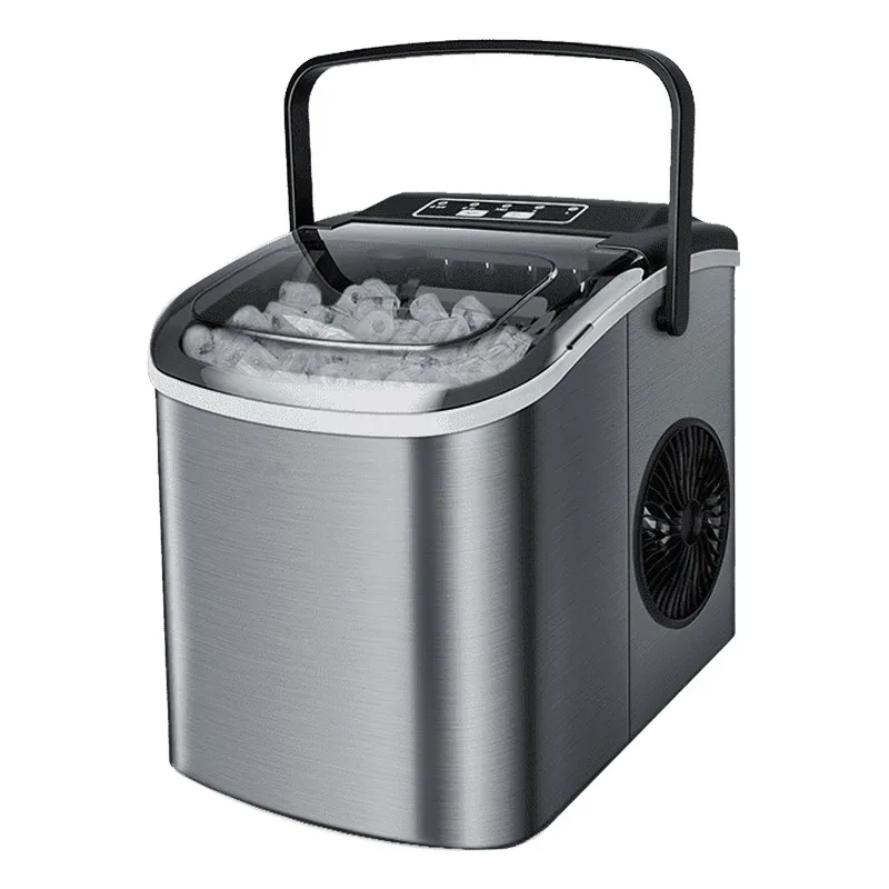 Airo Small Portable Electric Ice Maker Machine 10-12 Kgs Daily Capacity for Hotels Stainless Steel Domestic Direct Application