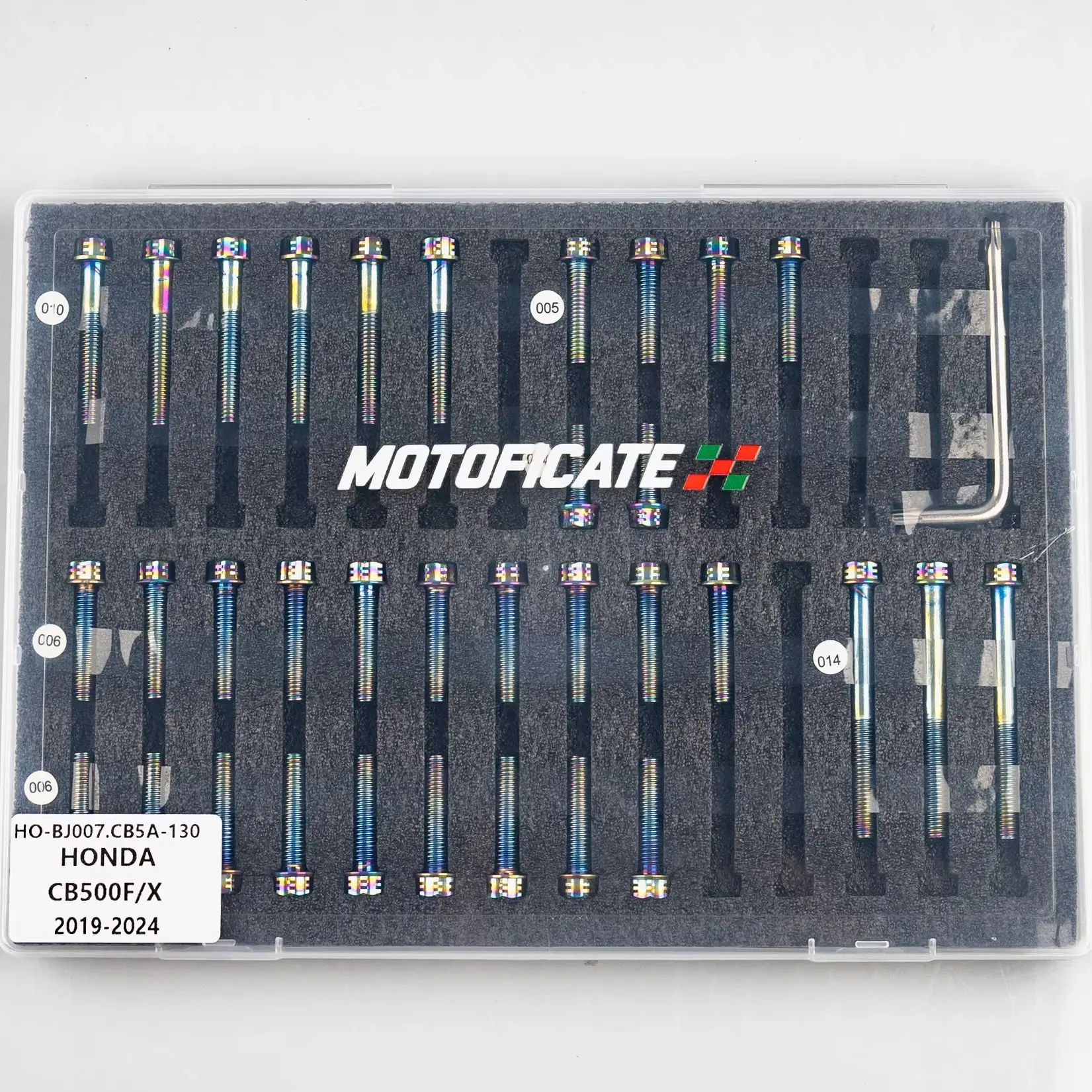 For  CB500F/CB500X 2019 2020 2021 2022 2023 2024 Case Screws Set Stainless Steel Engine Cover Bolt Kit